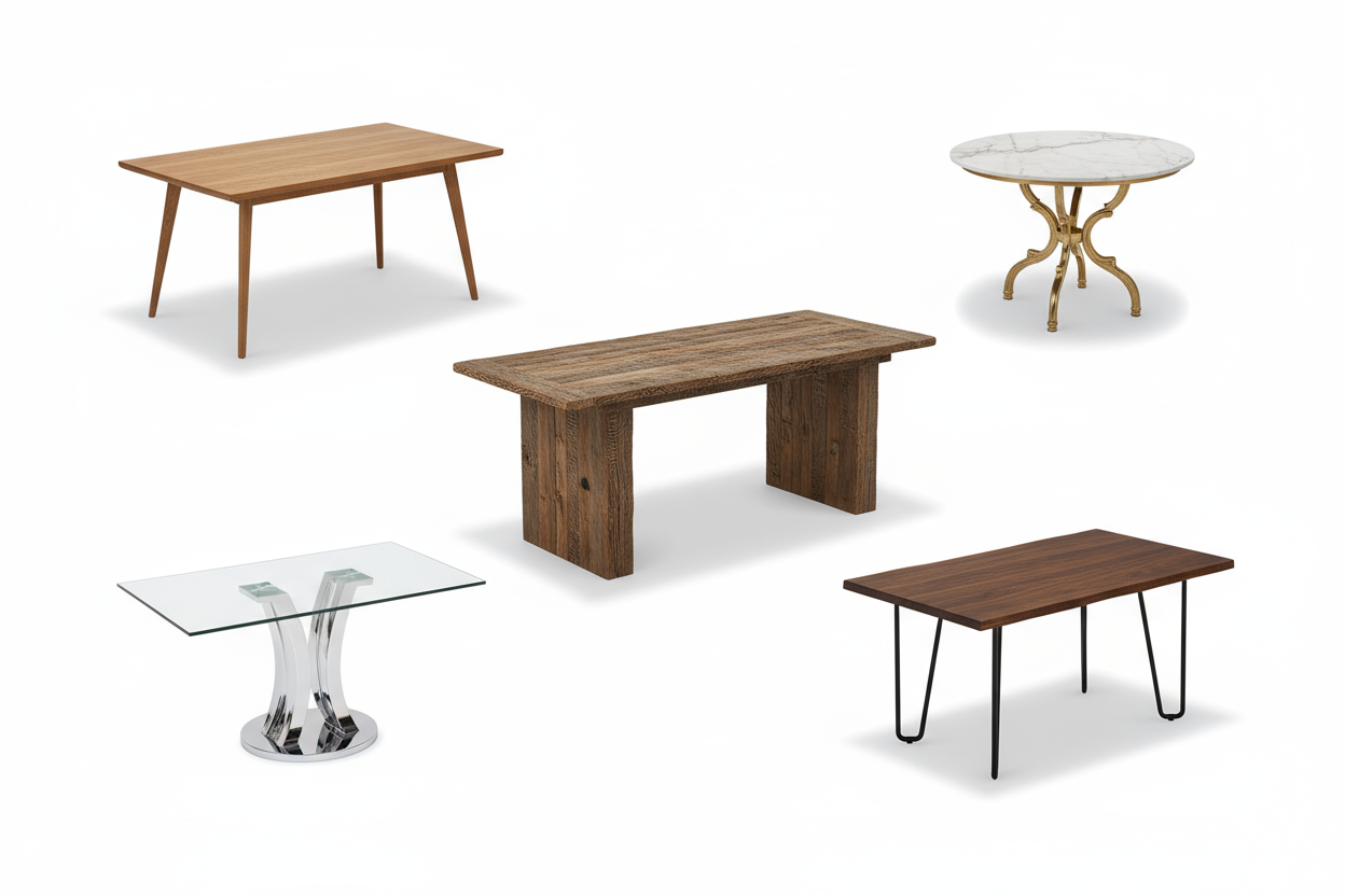 Designer Dining Tables | Solid Wood, Extendable & Japandi Styles ...