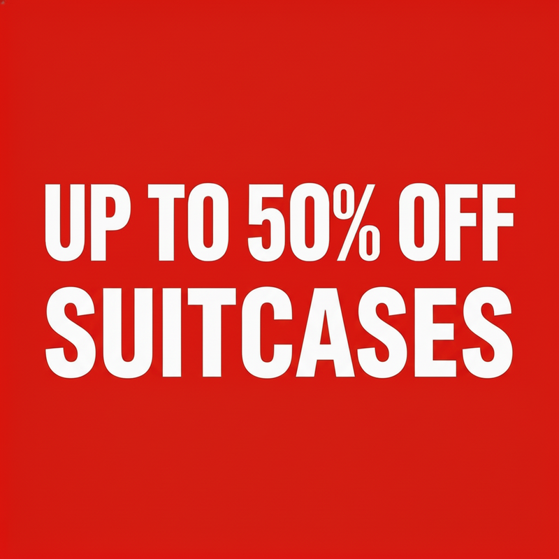 Suitcases Up to 50% OFF