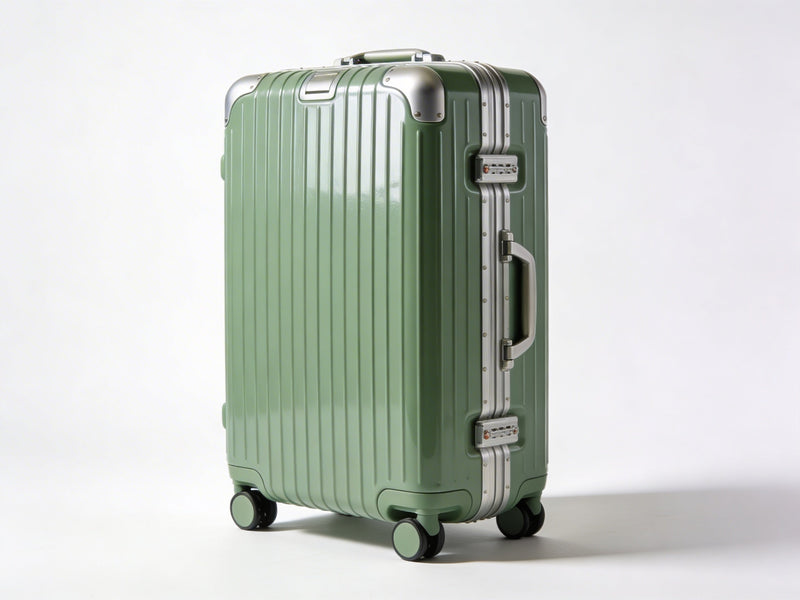 Hard-shell suitcases and multi-piece luggage sets in different sizes and colours with 360-degree spinner wheels