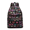 Miss Lulu Large Backpack Butterfly Black