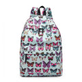 Miss Lulu Large Backpack Butterfly Blue