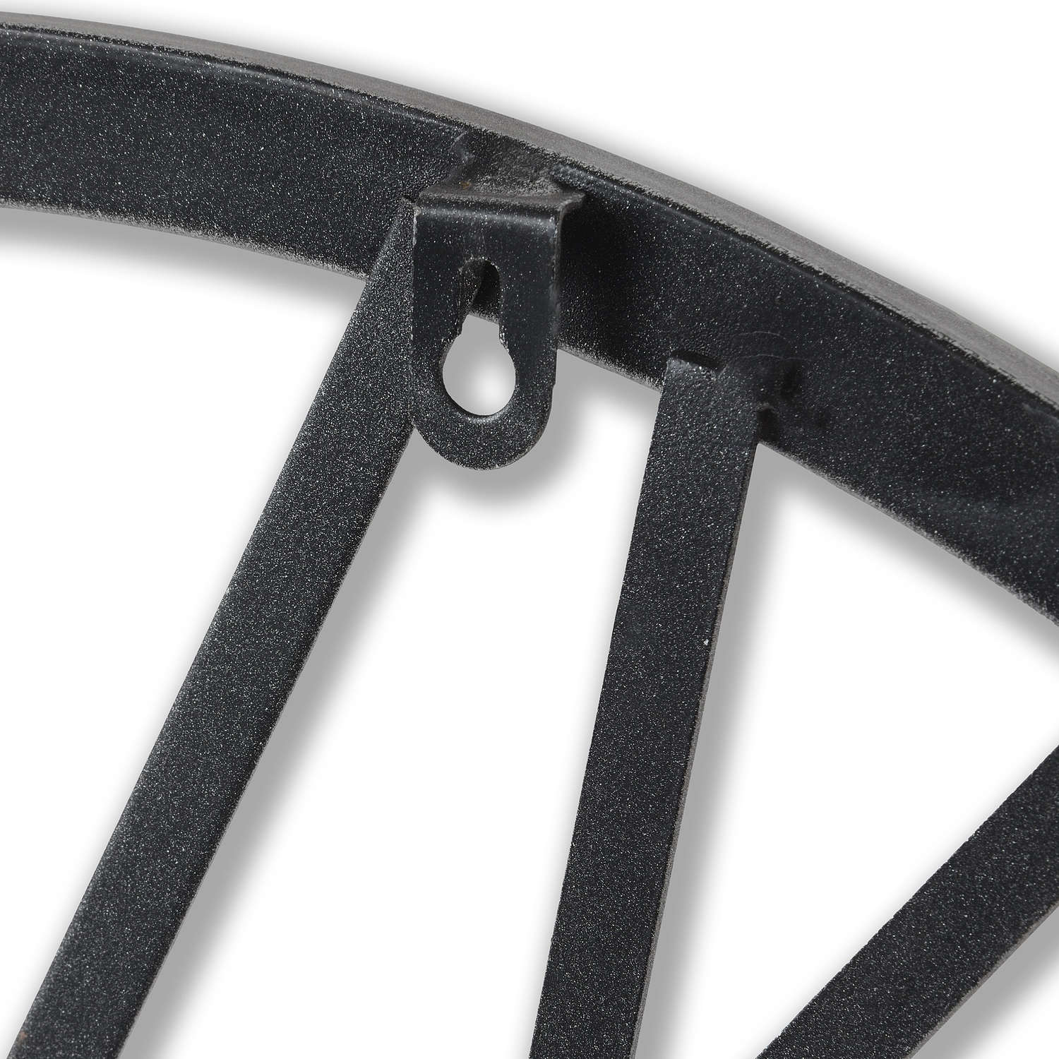 Silver Heart Skeleton Wall Clock Handcrafted Contemporary design