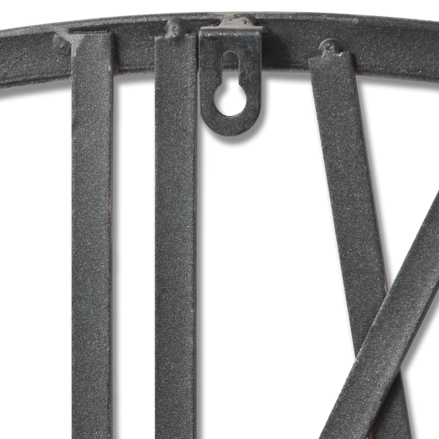 Contemporary design Large Silver Skeleton Wall Clock 80cm