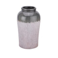 Medium Conran Ceramic Vase – Blue & Grey Dual-Textured Floor Vase (38cm)
