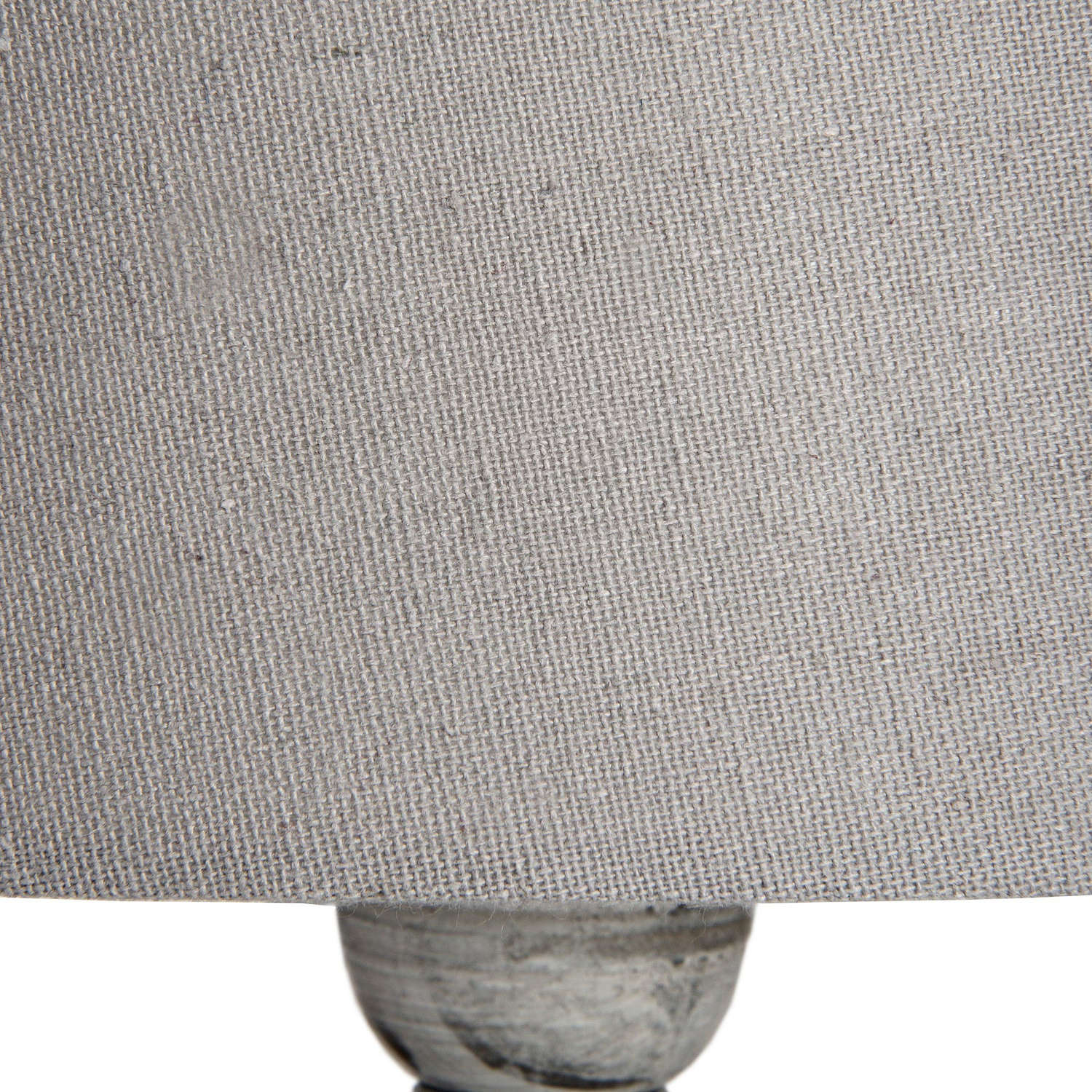 Uthina Grey Table Lamp – Neutral Tone with Linen Shade | Modern Minimalist Lighting