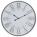 Handcrafted Large Embossed Station Clock Roman Numerals
