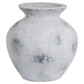 Downtown Large Antique White Vase – Greek-Inspired Sculptural Vase