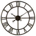 Antique Brass Skeleton Clock 80cm