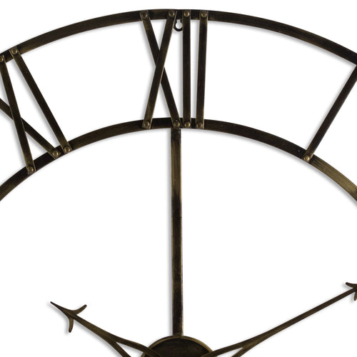 Antique Brass Large Skeleton Clock Vintage inspired brass 100cm