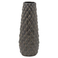 Seville Collection Large Alpine Vase – Textured Ceramic Floor Vase