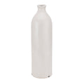 Garda Glazed Gisela Vase - Tall Cream Crackle Ceramic Flower Arrangement Pot
