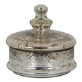 Silver Foil Effect Large Trinket Jar