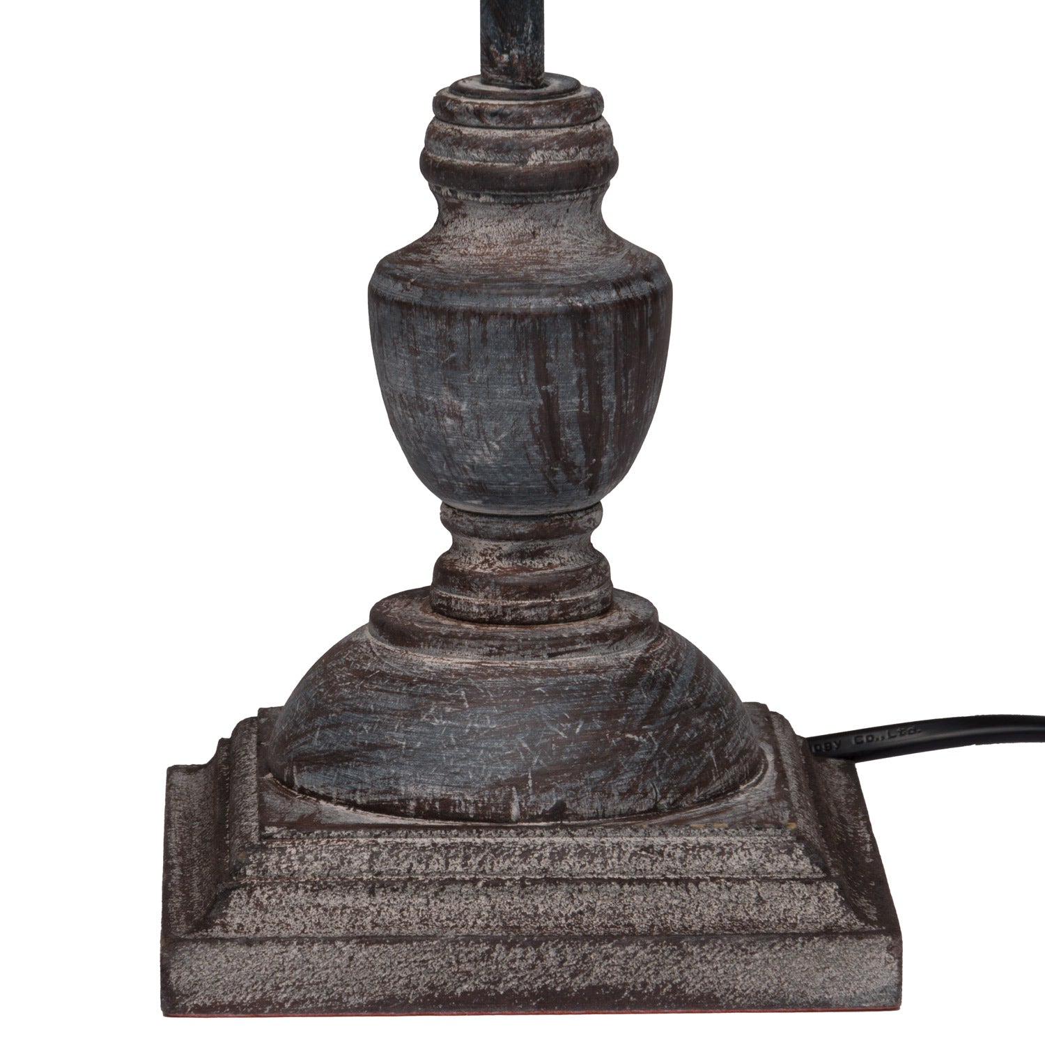 Incia Table Lamp – Grey-Washed Wood with Linen Shade | Handcrafted Minimalist Lighting