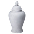 Darcy Large Stone Ginger Jar – Handcrafted Ceramic Vase 32cm
