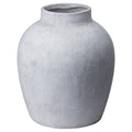 Darcy Stone Vase – Ceramic Artisanal Neutral Accent for Modern Interiors
