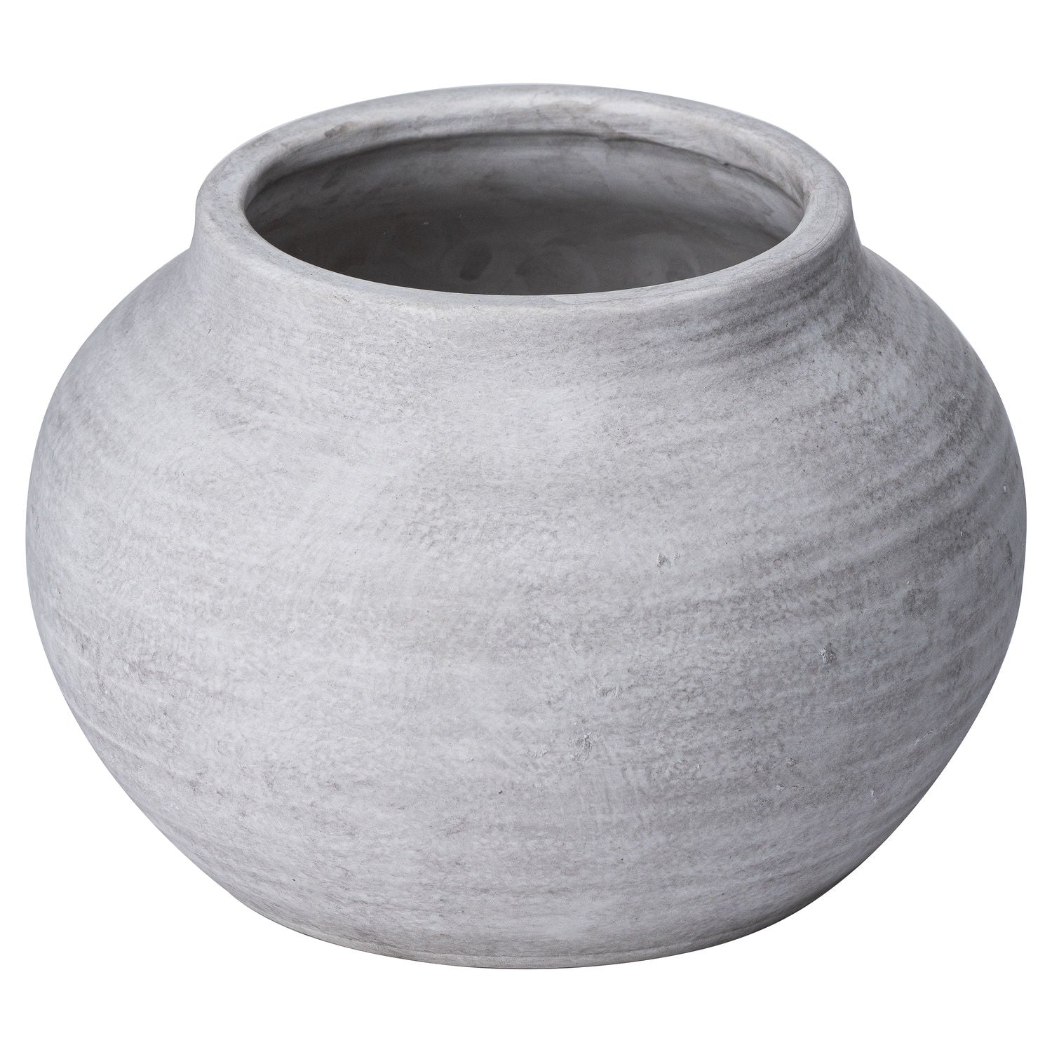 Stoneware Ceramic Planter – Natural Textured Finish Vase