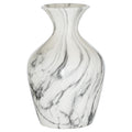 Marble Ellipse Large Vase - Elliptical Sculptural Ceramic Vase