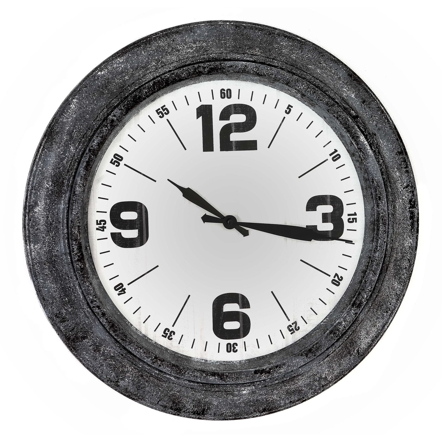 Industrial style Roco Wall Clock Handcrafted 45cm