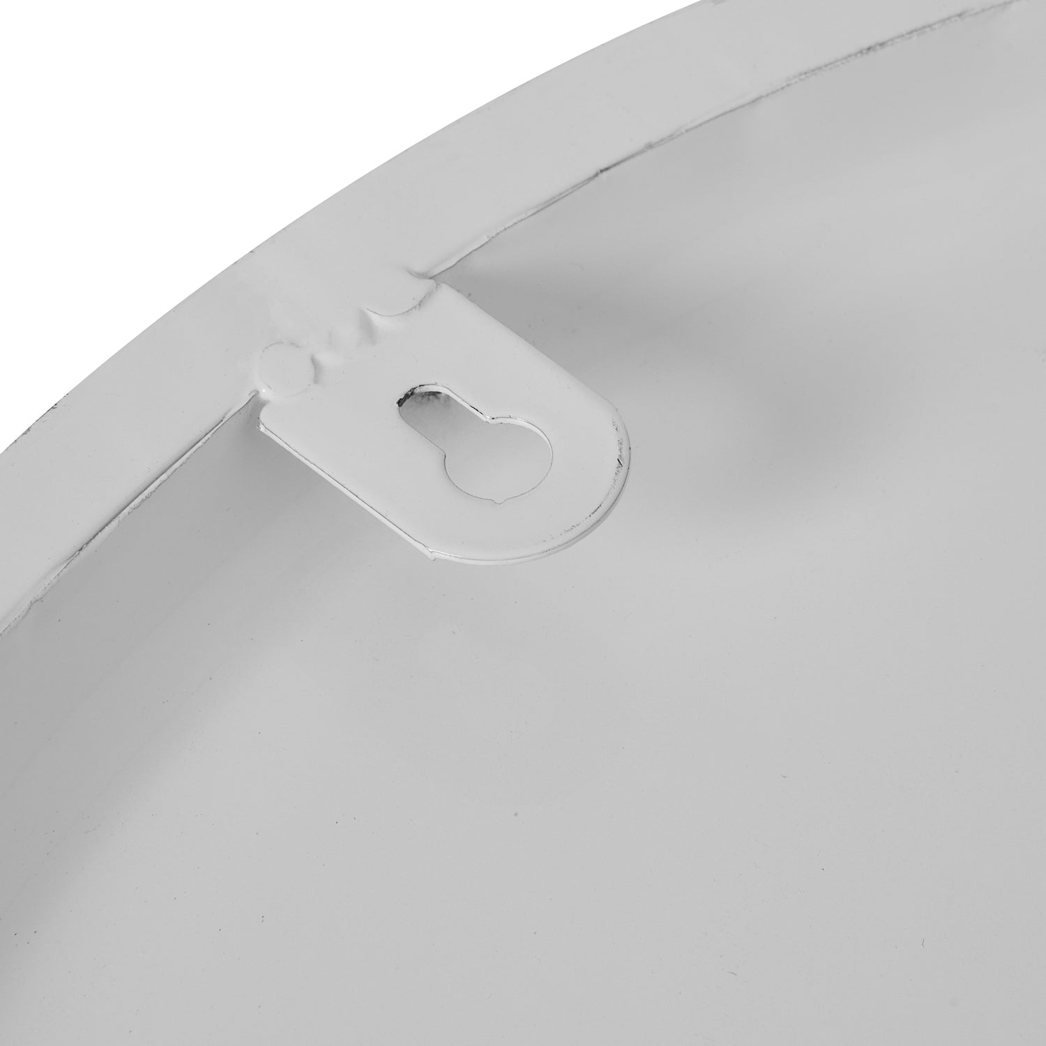 Handcrafted Flemings Wall Clock Roman - White & Metal