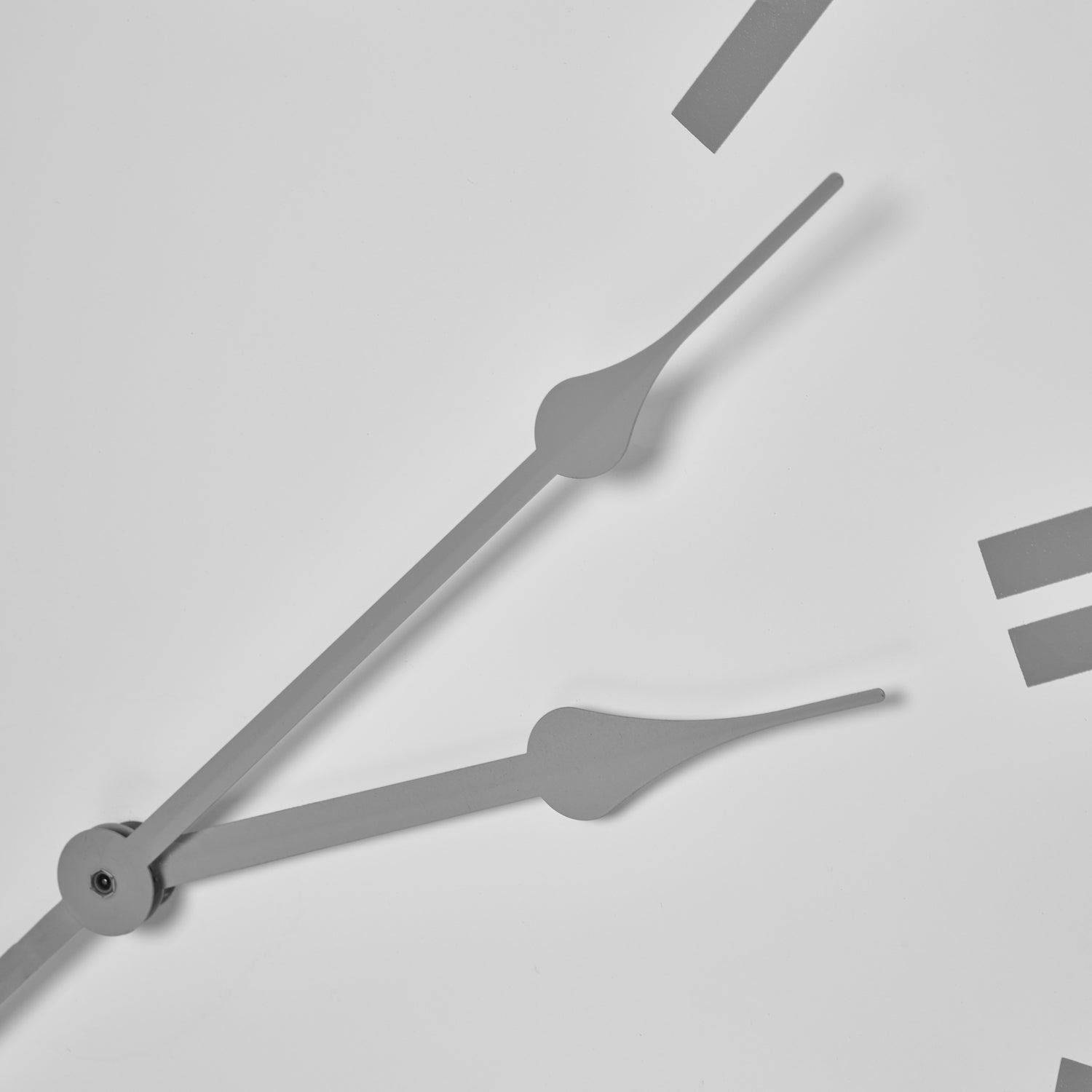 Handcrafted Flemings Wall Clock Roman - White & Metal