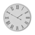 Handcrafted Flemings Wall Clock Roman - White & Metal