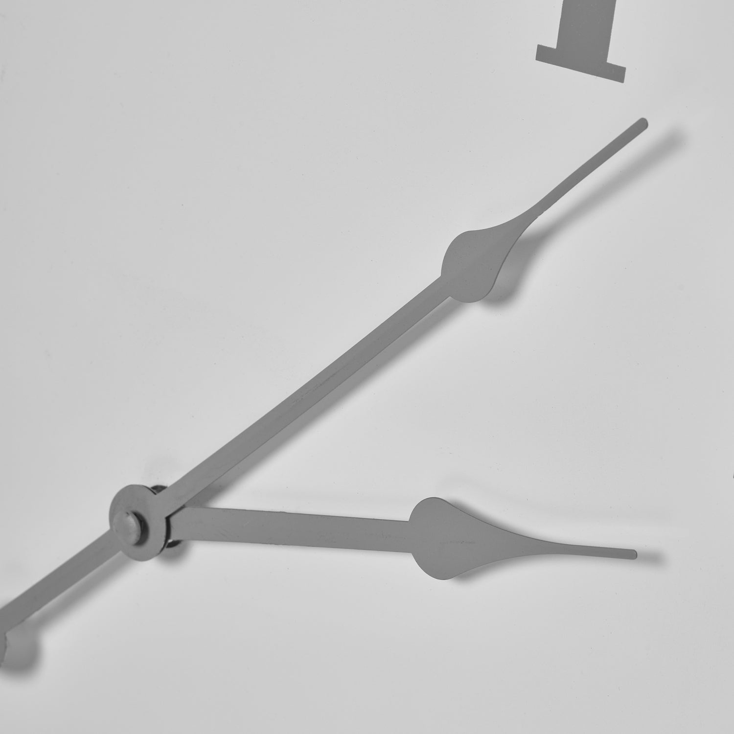 Contemporary metal Aubrey Wall Clock Handcrafted 49cm