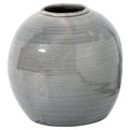 Garda Grey Glazed Tiber Vase – Contemporary Artisan Elegance