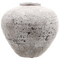 Regola Stone Ceramic Vase – Stone‑Textured Neutral Ceramic Vase for Modern & Traditional Décor, 26cm