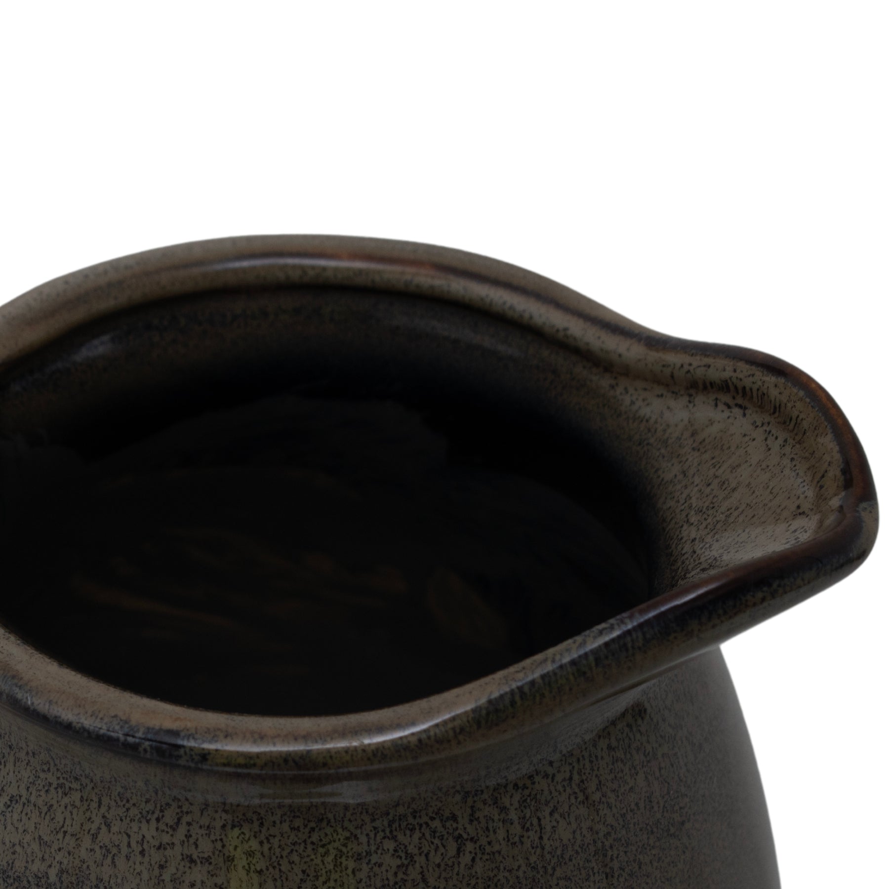 Olive Olpe Vase - Mediterranean Ombre Design Ceramic