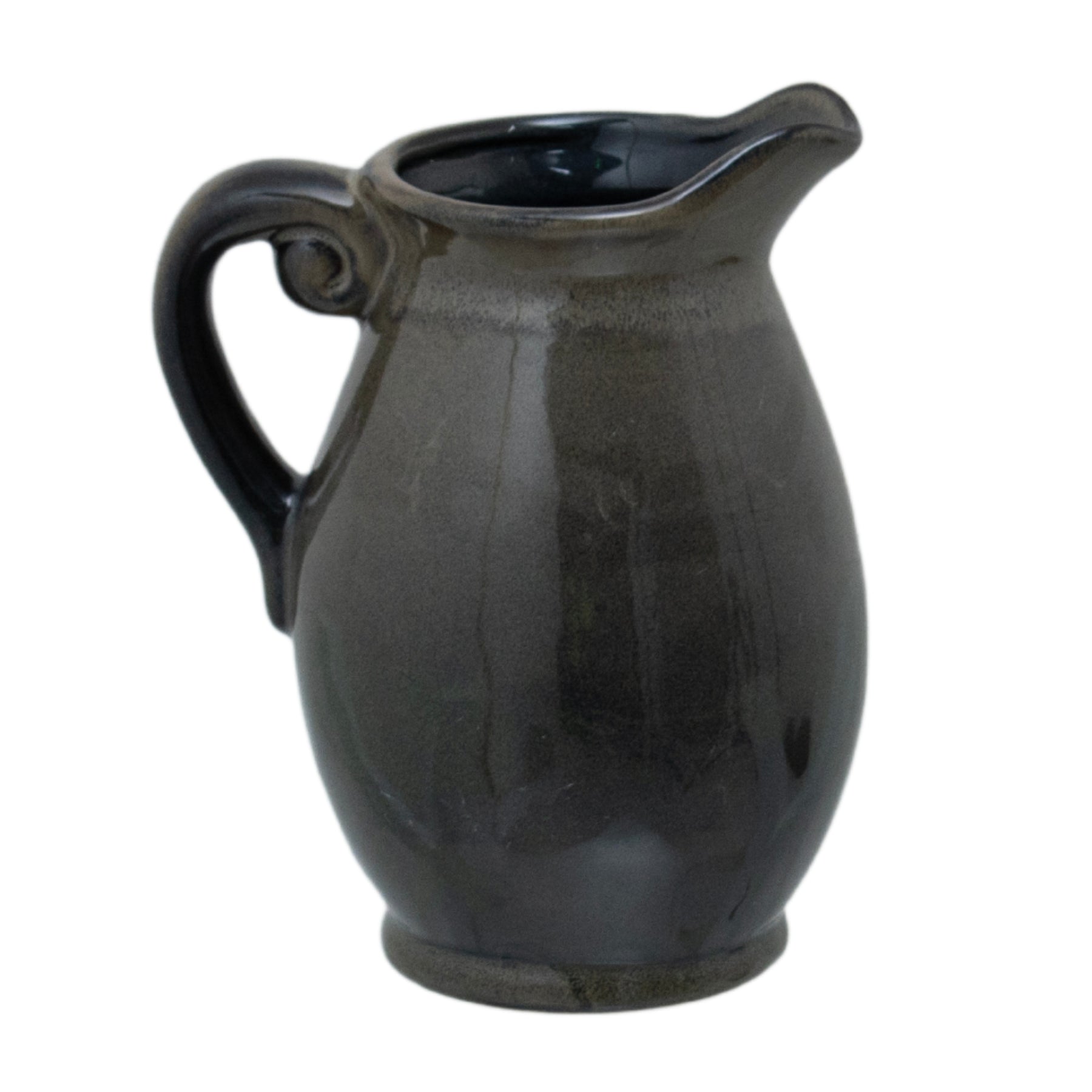 Olive Olpe Vase - Mediterranean Ombre Design Ceramic