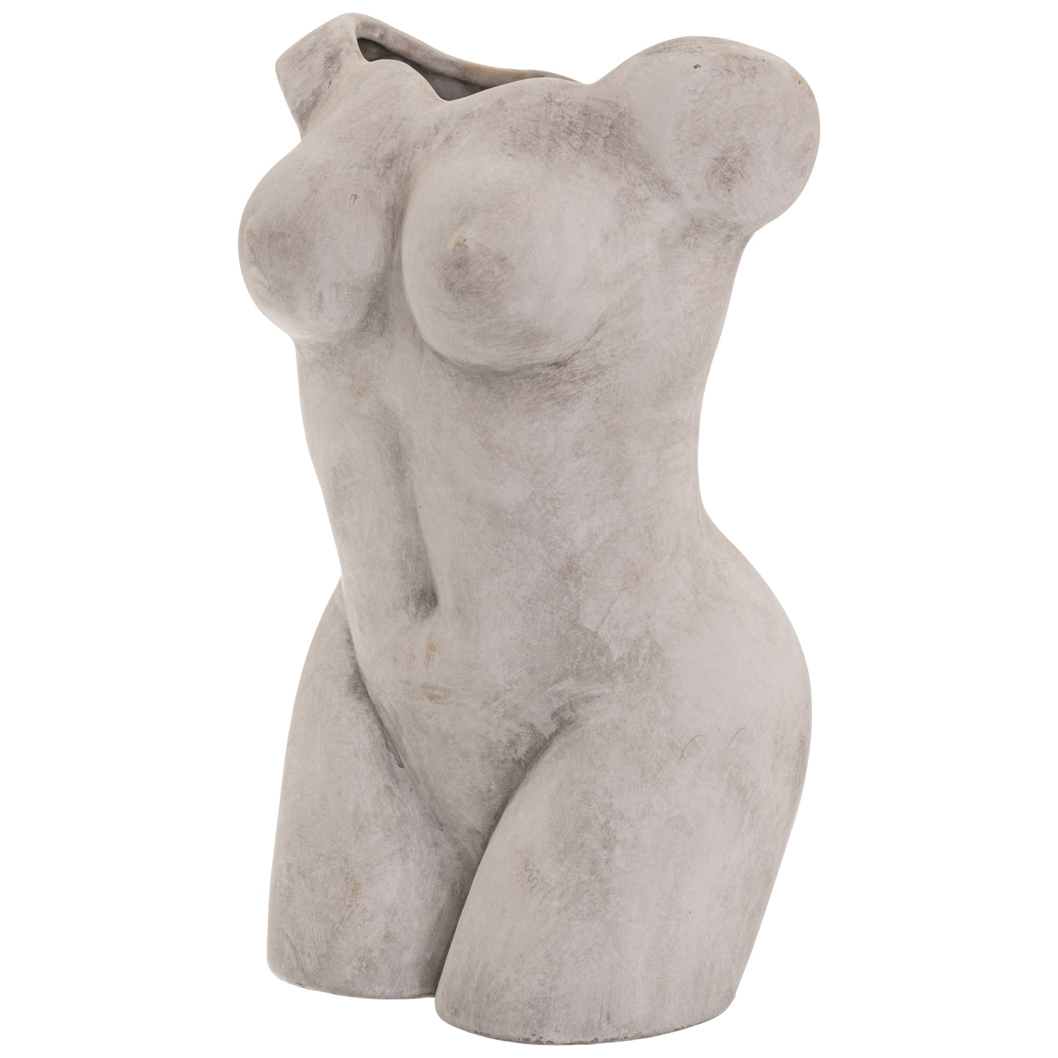 Female Form Stoneware Vase – Sculptural Modern Accent - Ceramic