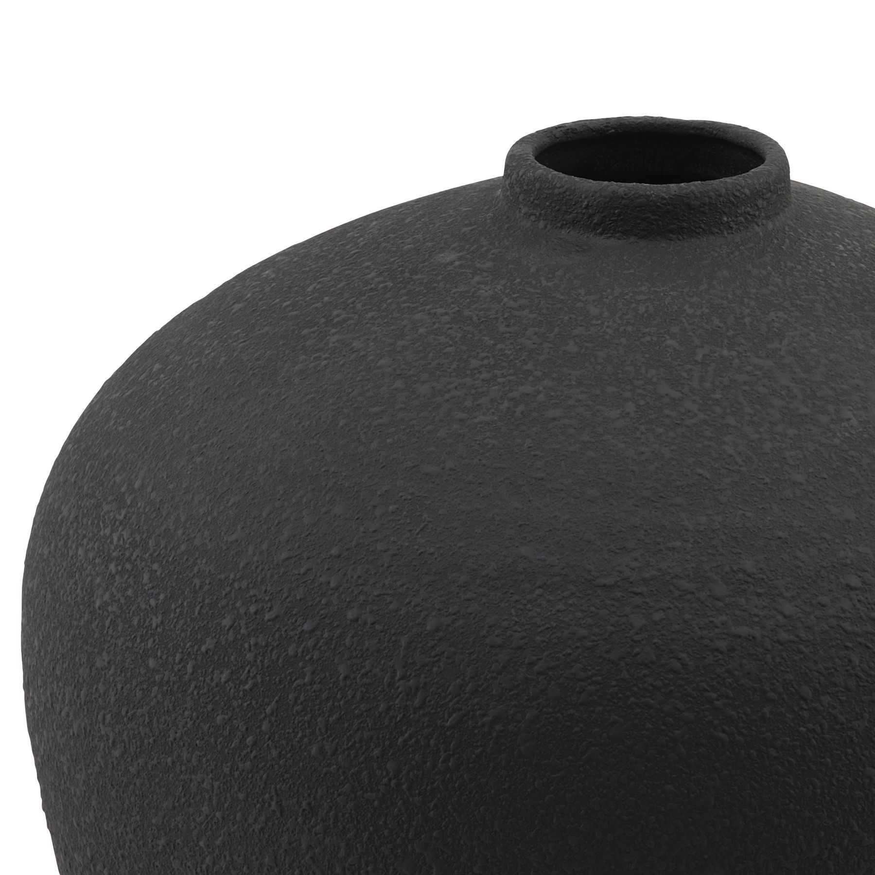 Matt Black Astral Vase – Large Contemporary Vase