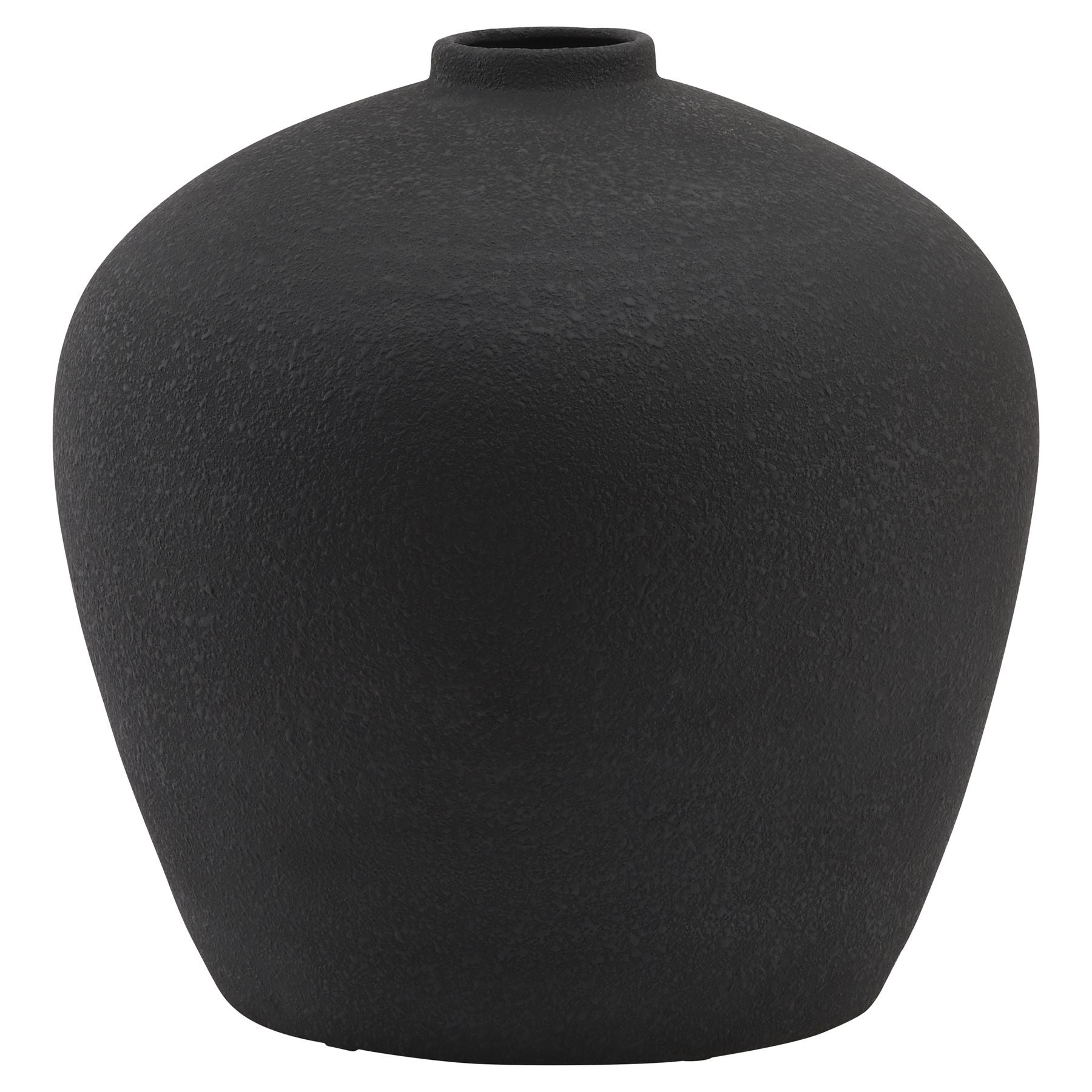 Matt Black Astral Vase – Large Contemporary Vase