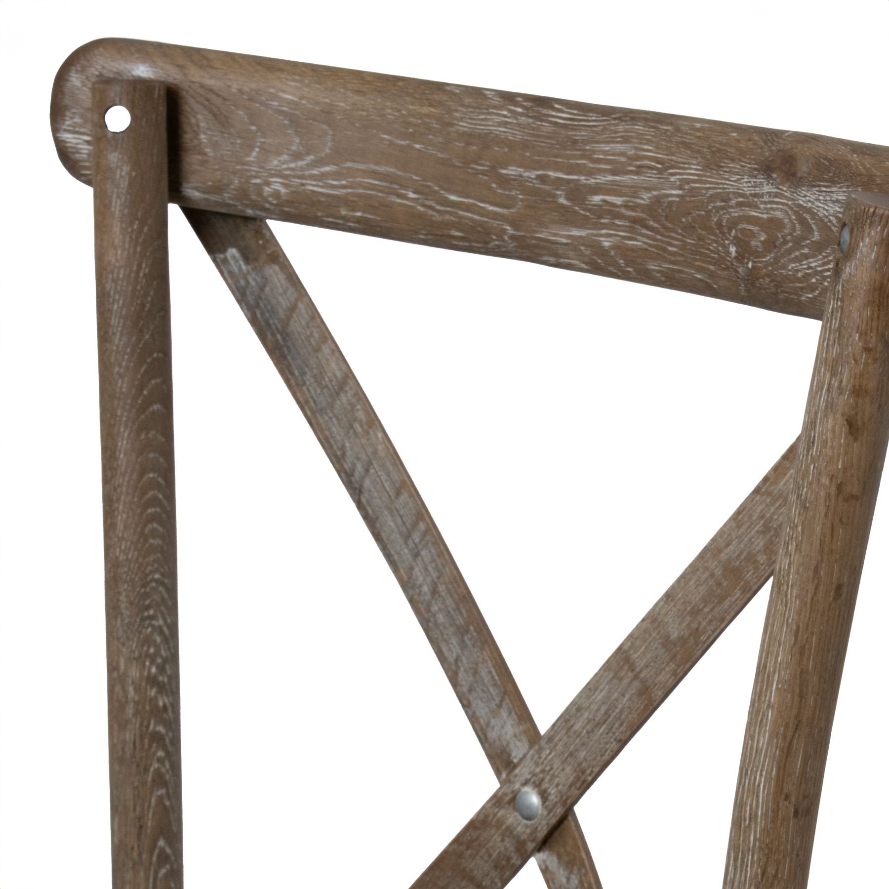 Light Oak Cross Back Dining Chair – Rustic Charm & Elegant Design