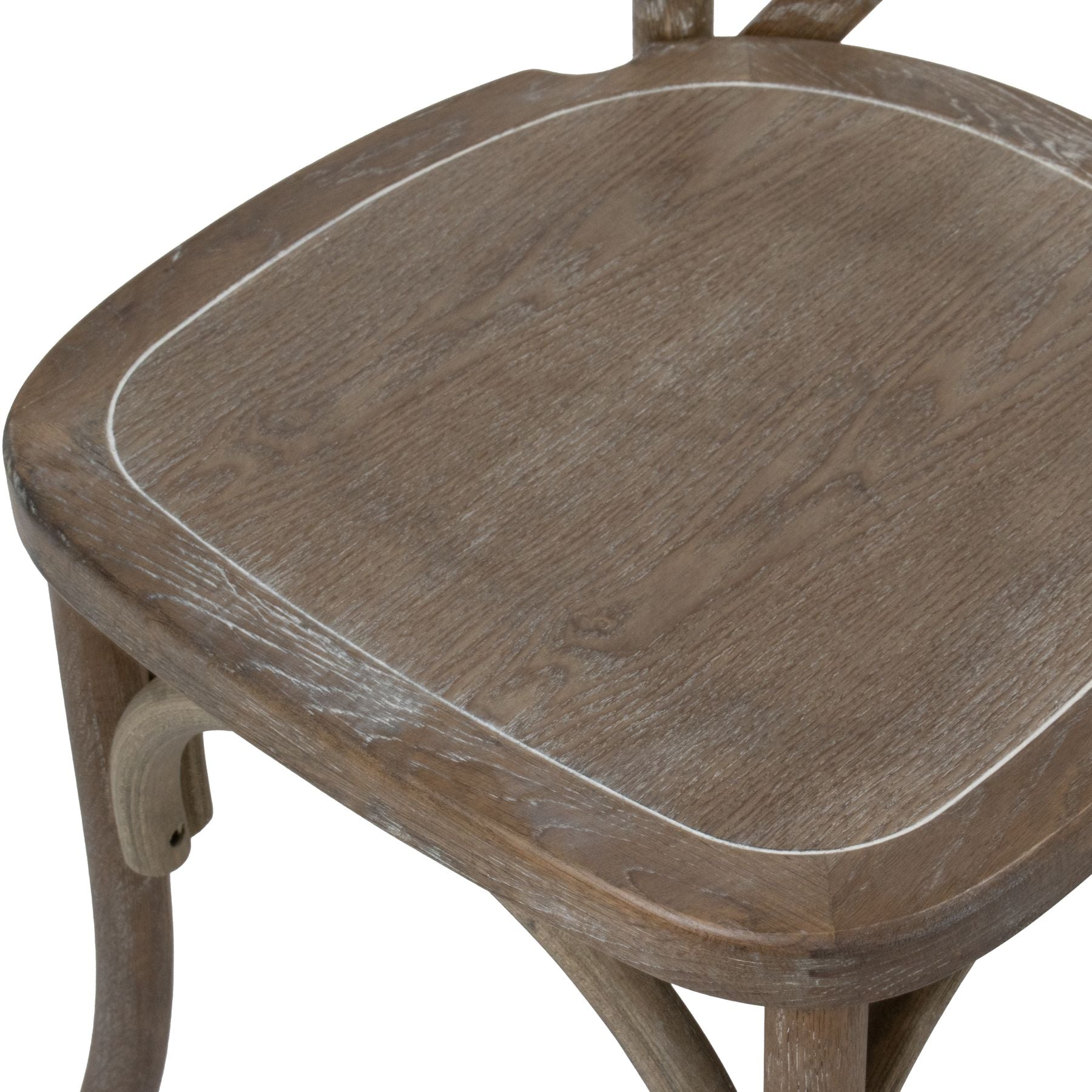 Light Oak Cross Back Dining Chair – Rustic Charm & Elegant Design