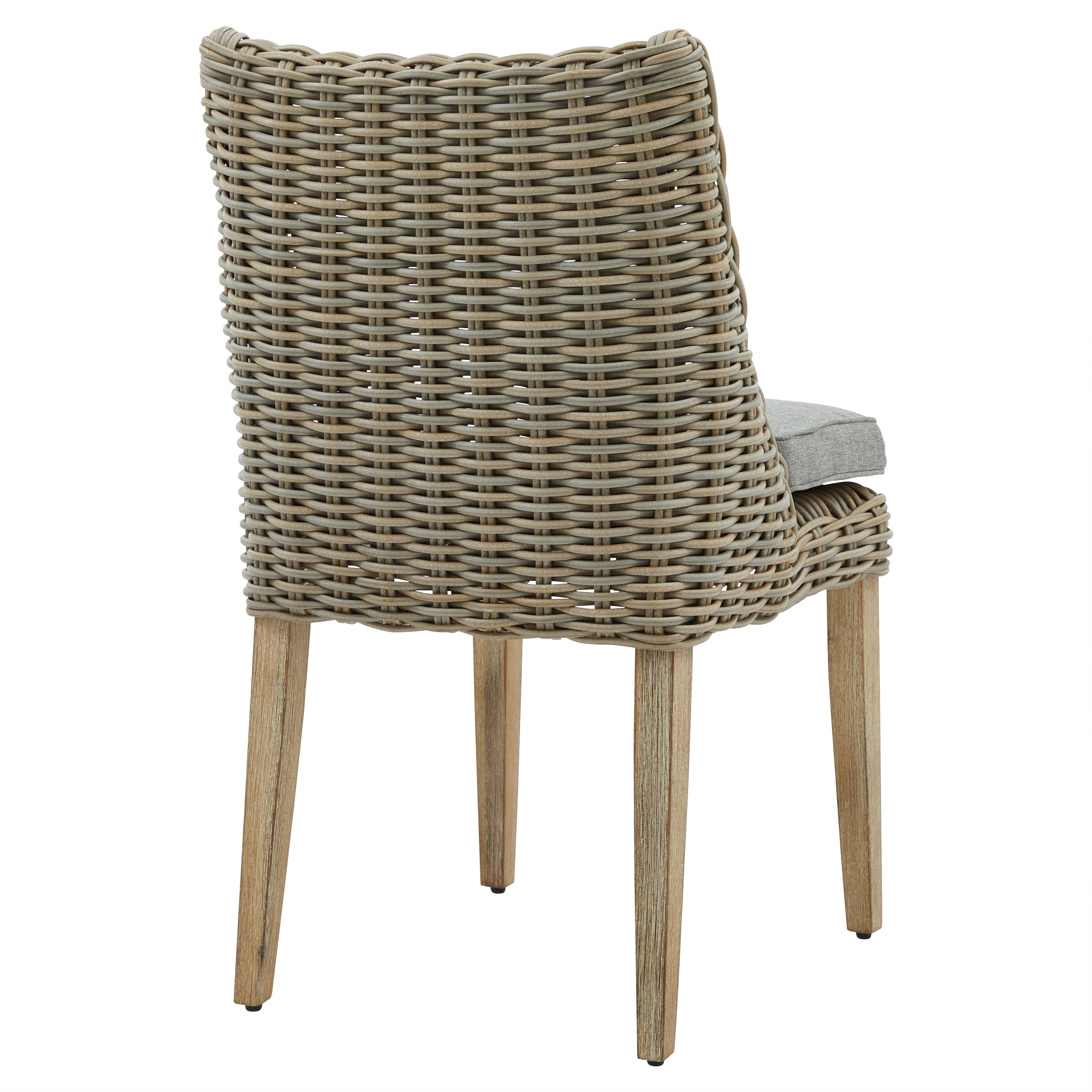 Amalfi Outdoor Wicker Dining Chair – Weather-Resistant HDPE & Quick-Dry Cushion
