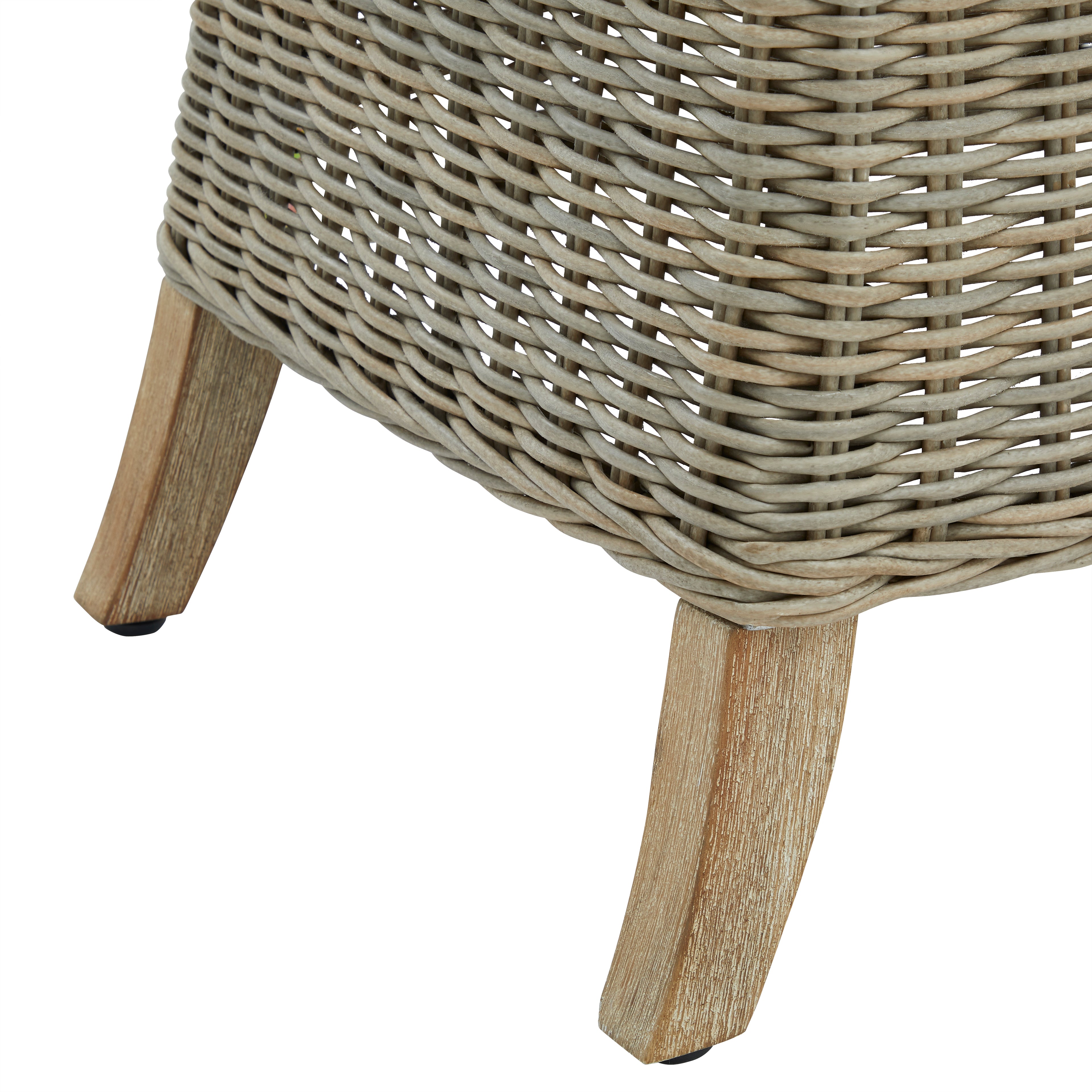 Capri Outdoor Dining Chair – Weatherproof Wicker & Quick-Dry Cushion