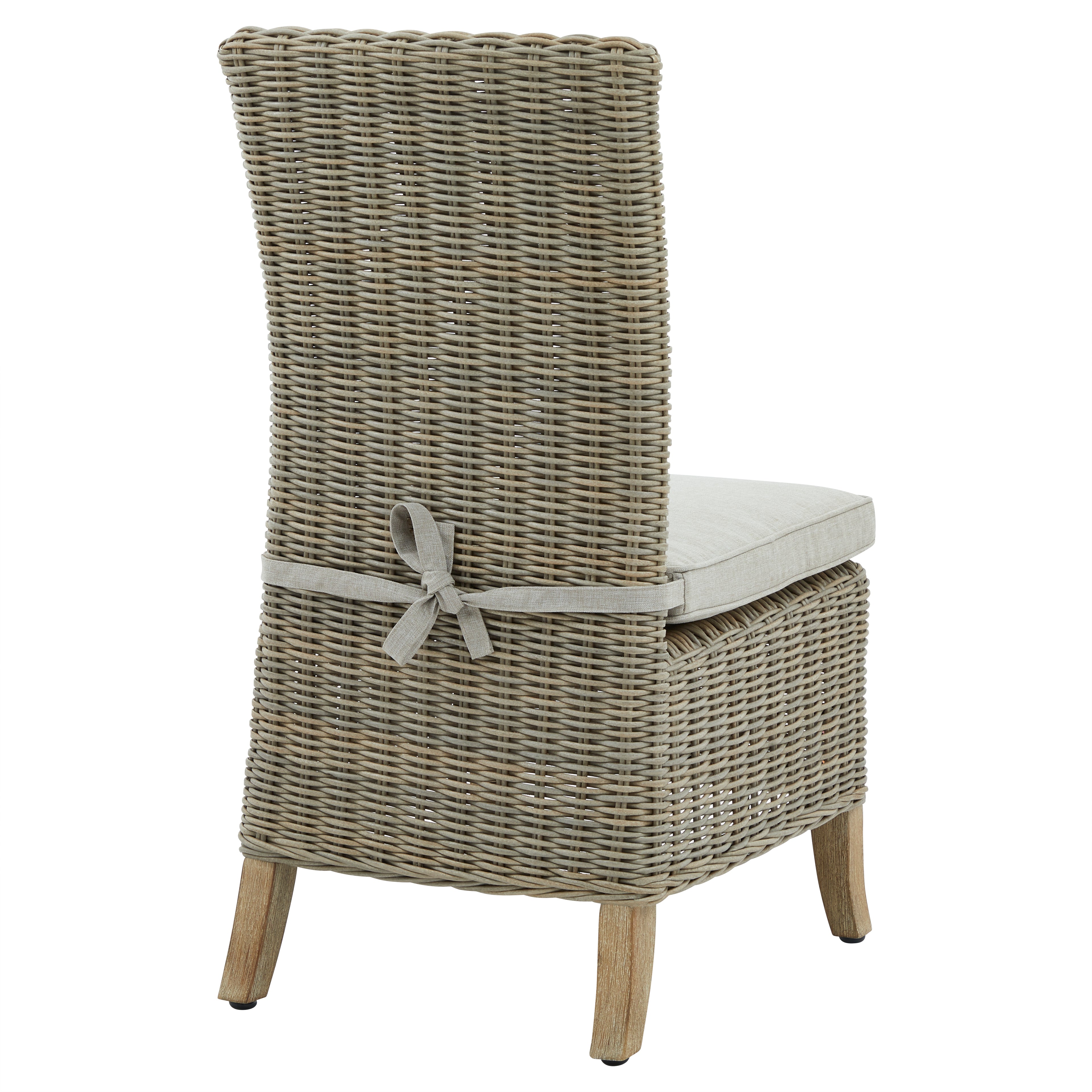Capri Outdoor Dining Chair – Weatherproof Wicker & Quick-Dry Cushion