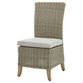 Capri Outdoor Dining Chair – Weatherproof Wicker & Quick-Dry Cushion