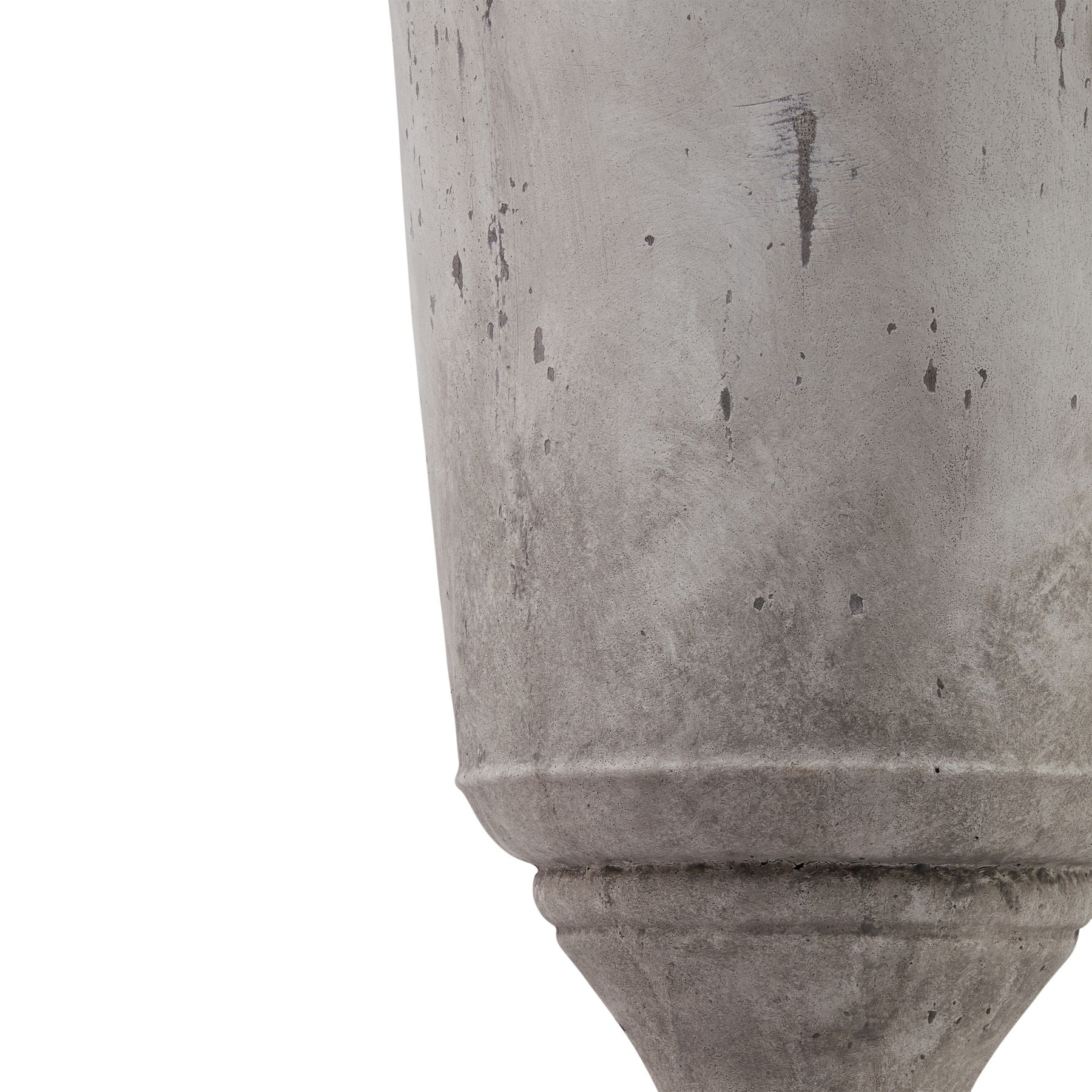Tall Stone Effect Urn Planter – Sculptural Decorative Vase for Faux Florals