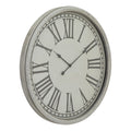 Embossed Wall Clock With Glass 80cm