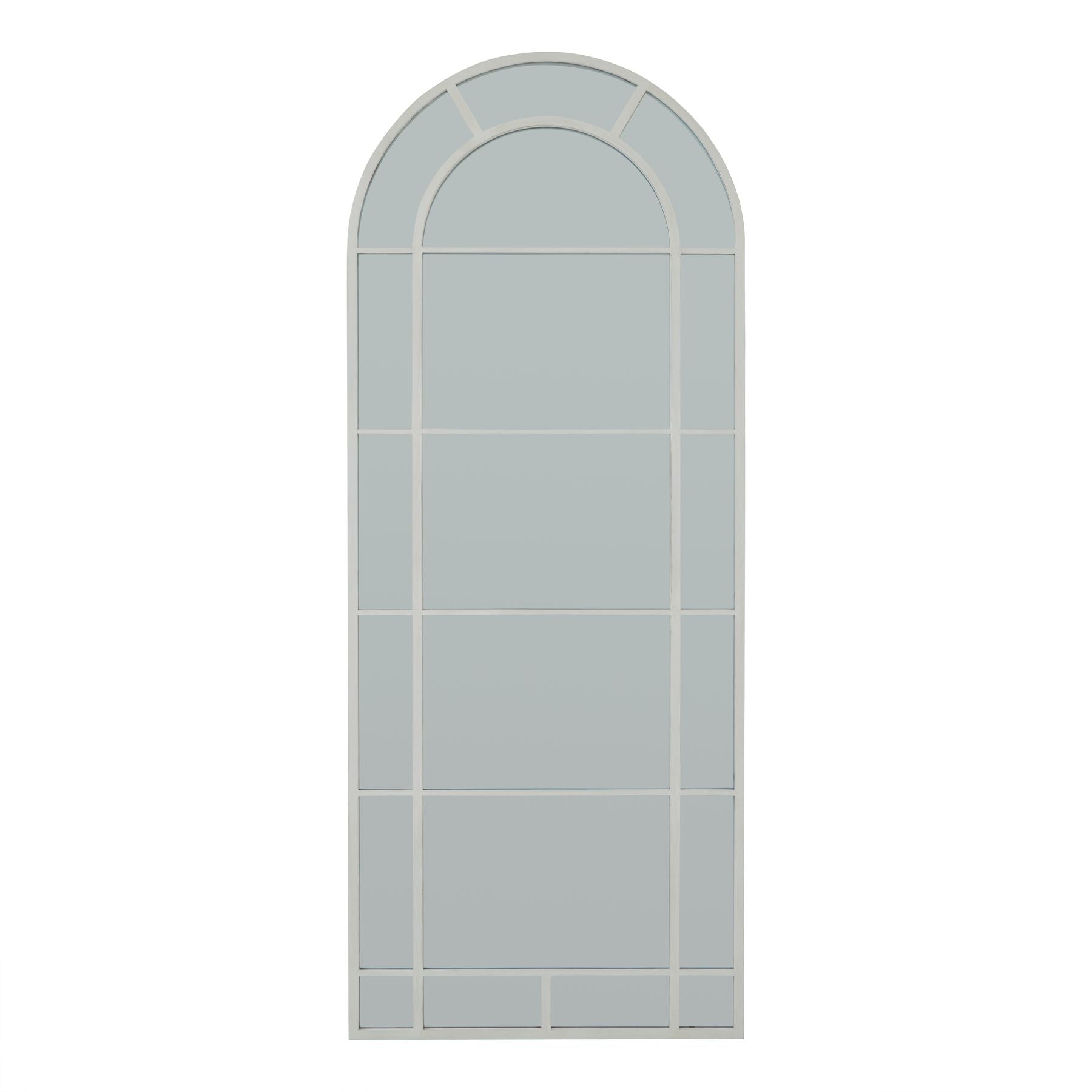 White Large Arched Window Mirror - high quality decorative mirror