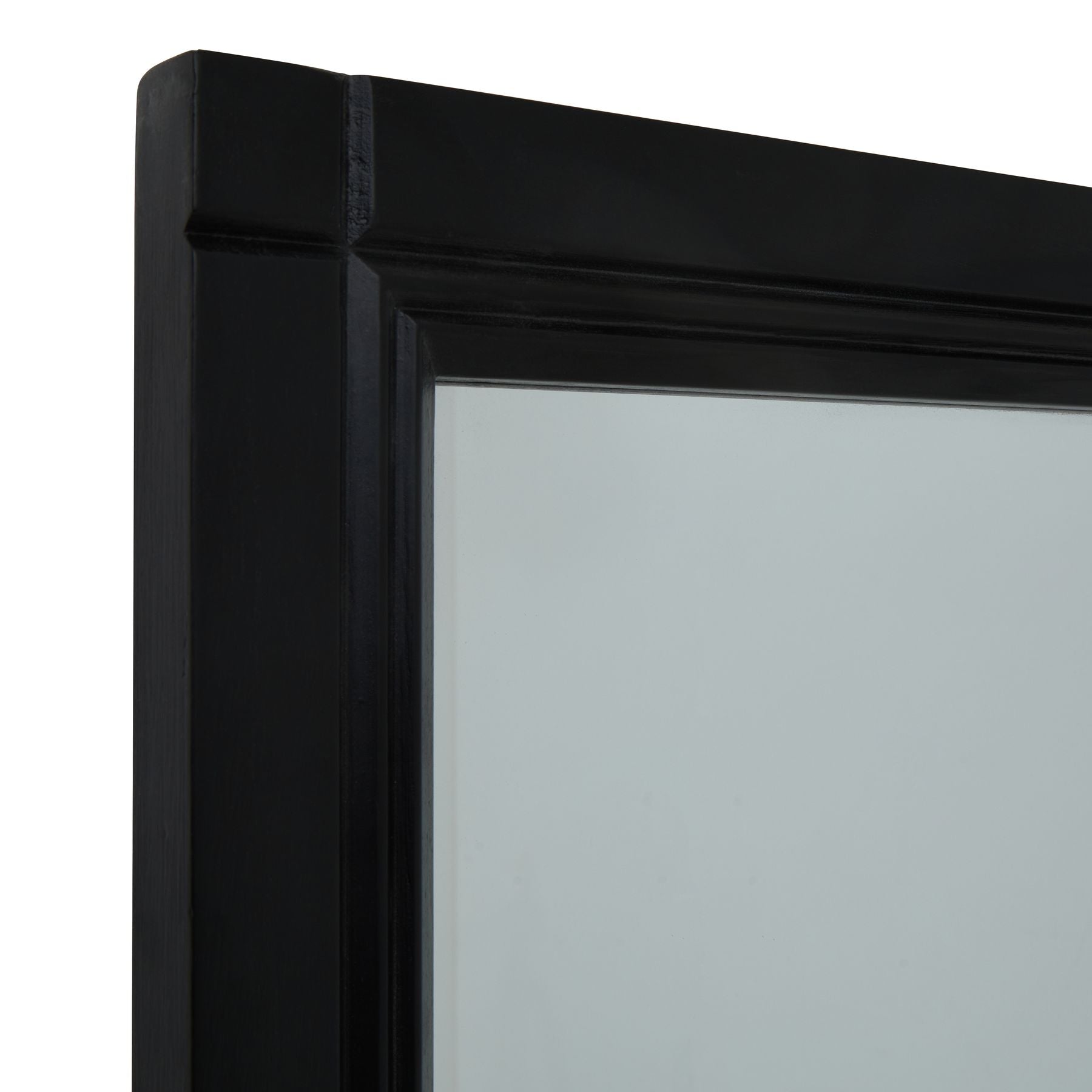 Black Wood XL Window Mirror Professional-grade construction 170cm