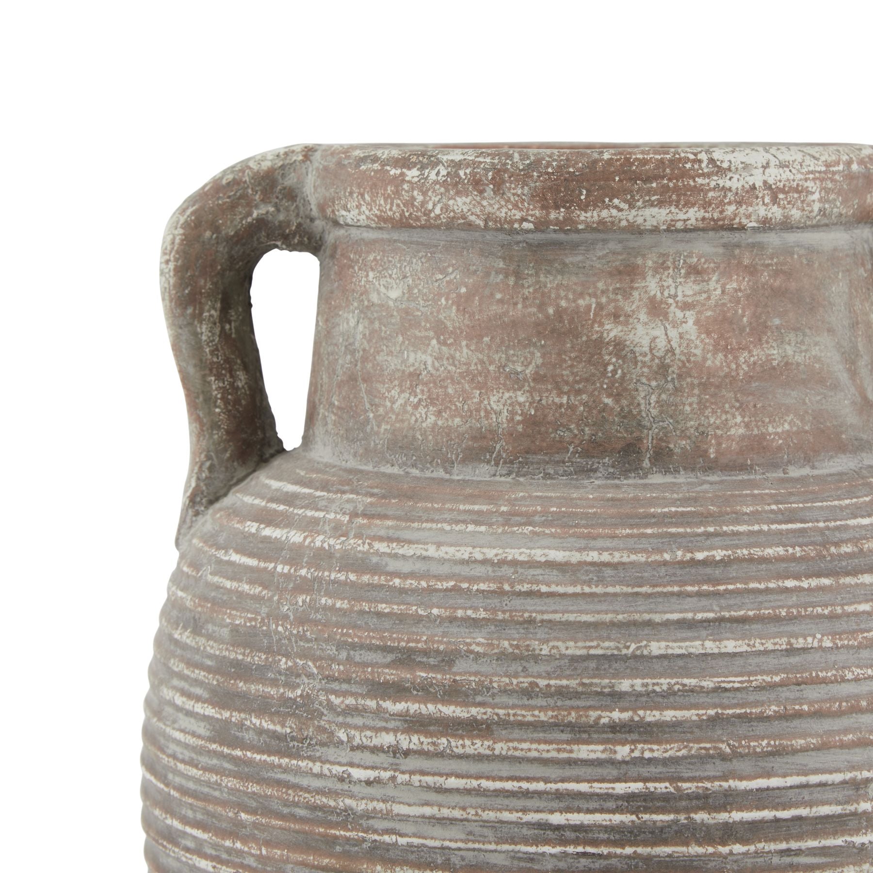 Siena Brown Amphora Pot – Weathered Mediterranean Terracotta Vase