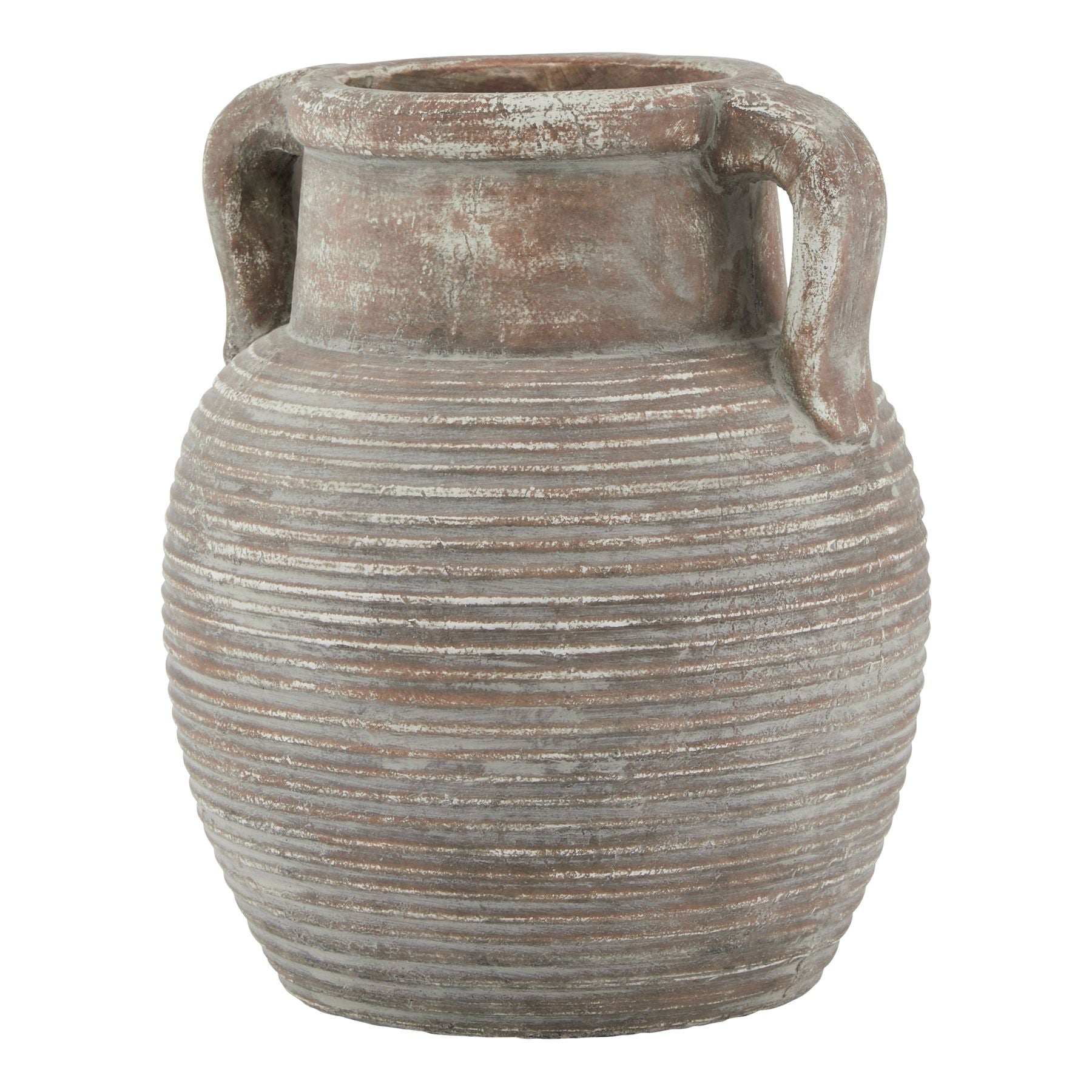 Siena Brown Amphora Pot – Weathered Mediterranean Terracotta Vase