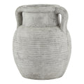 Athena Stone Amphora Pot – Weathered Grey Mediterranean Vessel