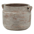 Siena Brown Hydria Pot – Mediterranean Earthenware Decorative Vessel