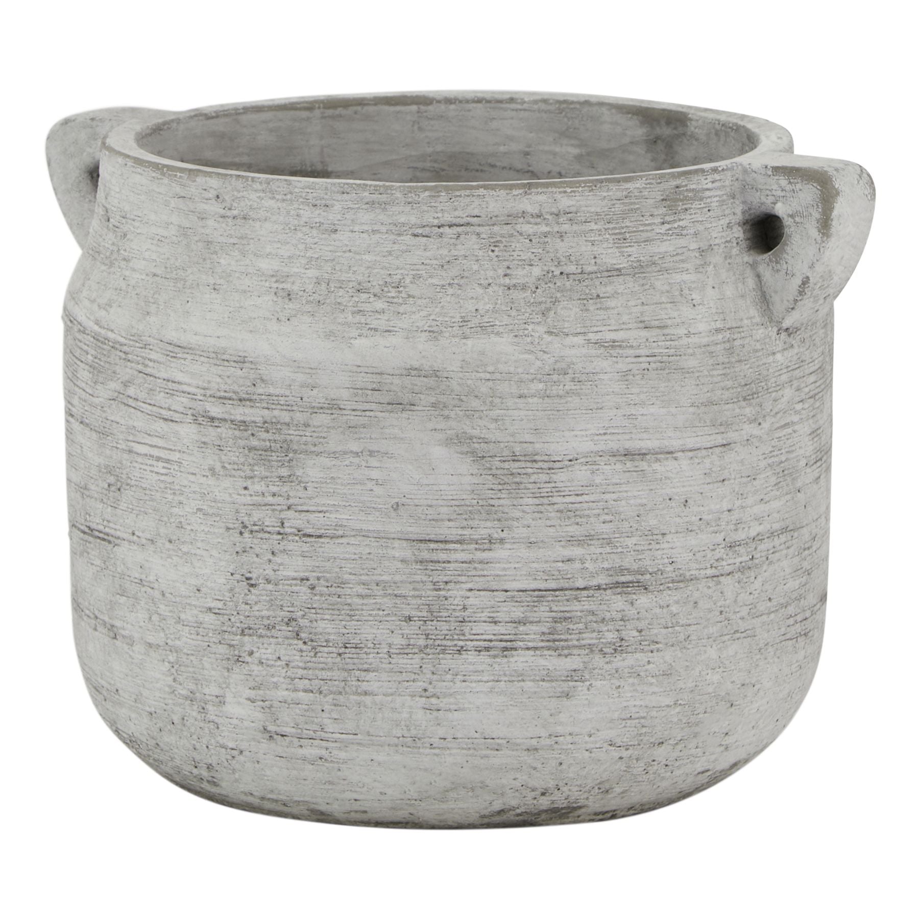 Athena Stone Hydria Pot Vessel – Classical Mediterranean Stone-Finish Centrepiece