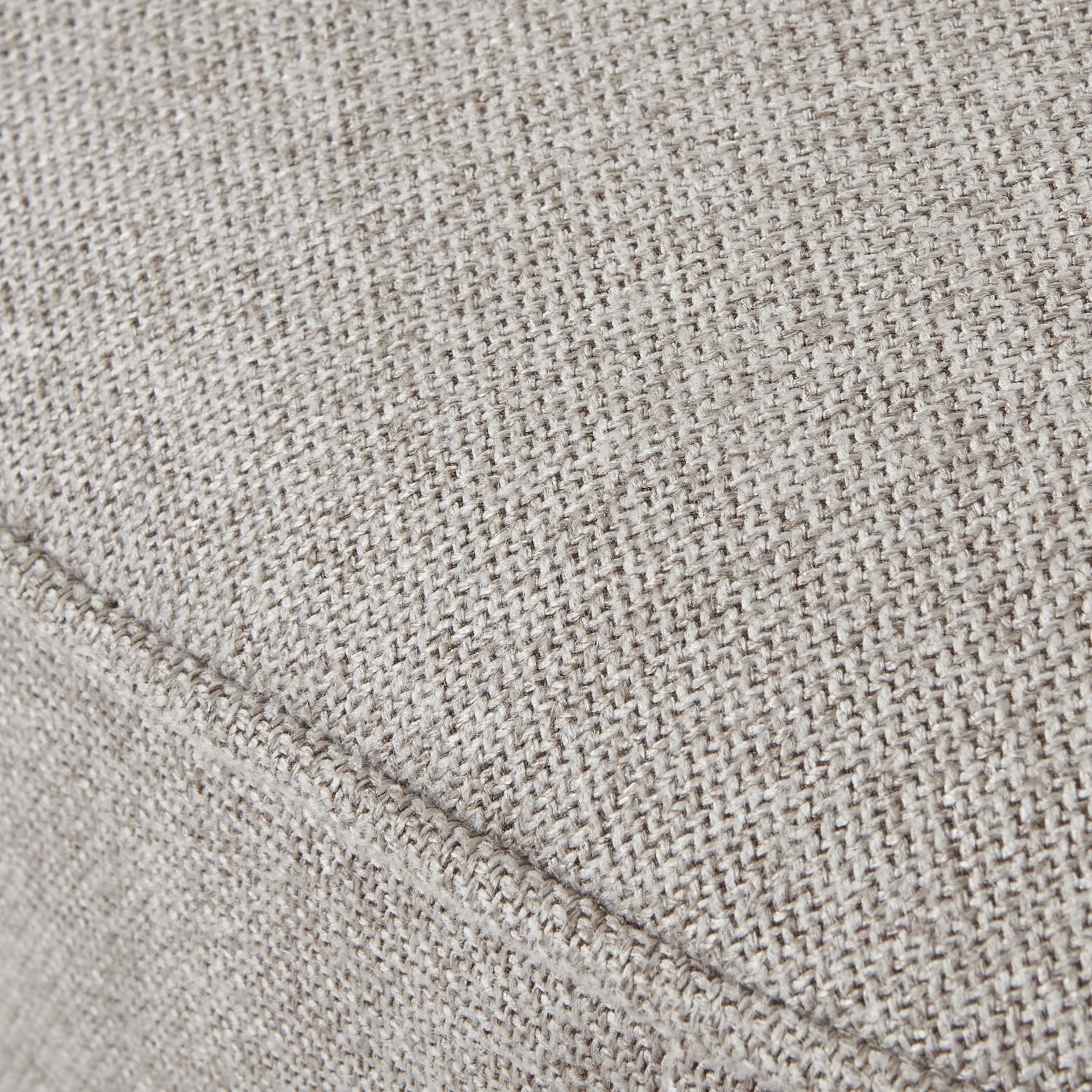 Lily Swivel Ottoman – Oatmeal Twill Upholstered Footrest