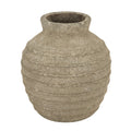 Tuscan Grey Vase – Medium Contemporary Ceramic Accent